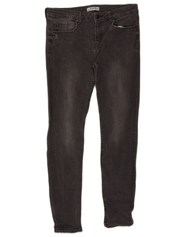 Zara Vaqueros pitillo para mujer EU 38 Small W28 L27 Gris