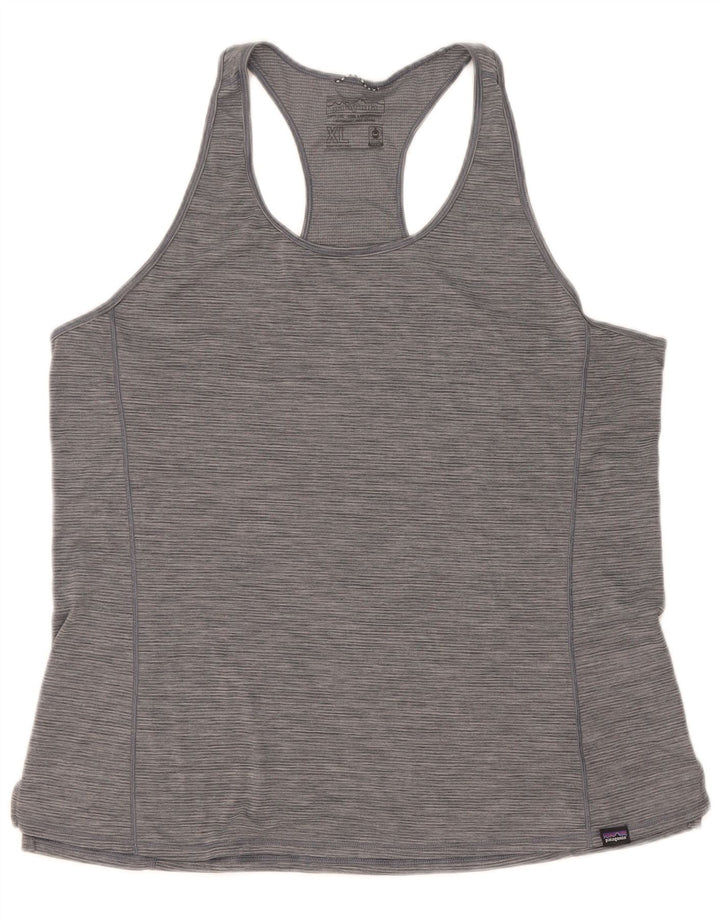 Camiseta sin mangas Patagonia para mujer ES 40 XL Poliéster moteado gris