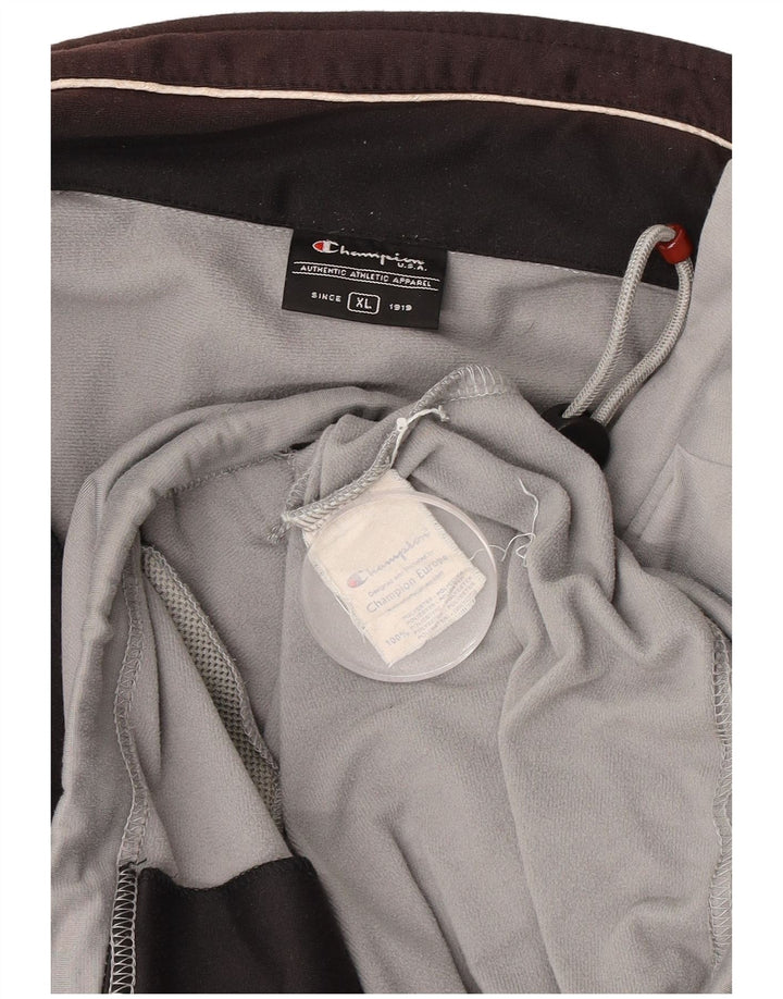 Champion Chaqueta de chándal para hombre XL Poliéster gris
