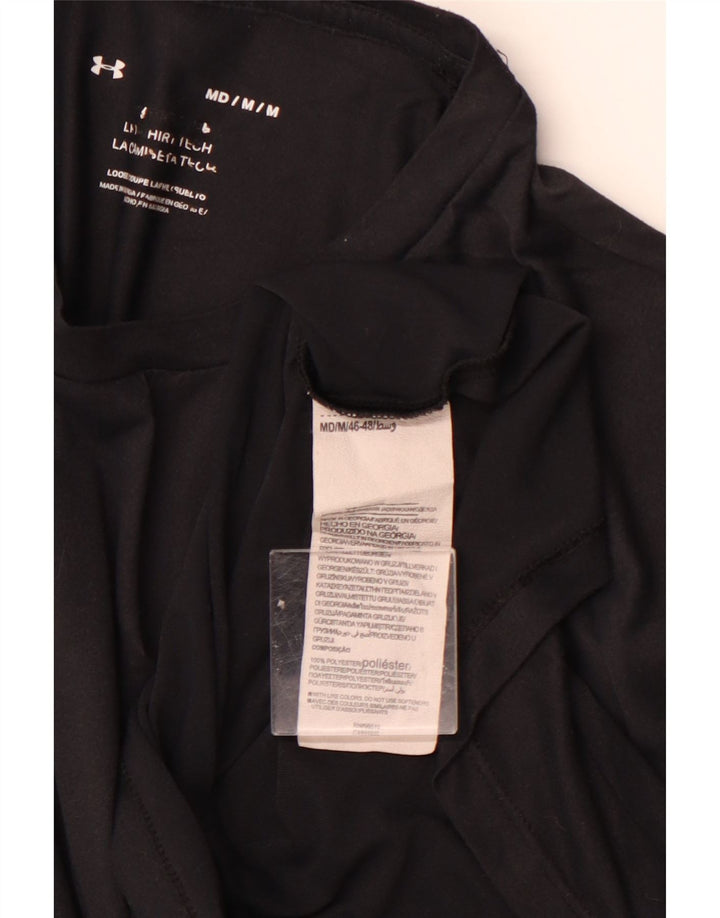 UNDER ARMOUR Camiseta para hombre Top Medium Negro Poliéster