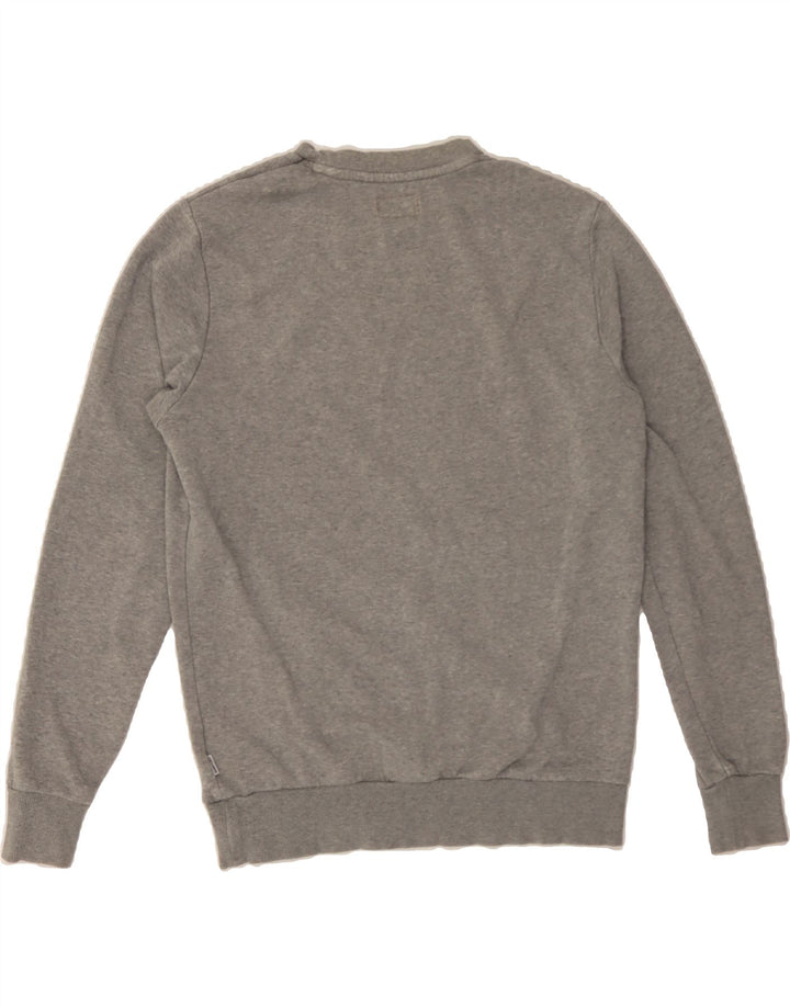 CONVERSE Mens Sweatshirt Jumper Small Grey Cotton Vintage Converse and Second-Hand Converse from Messina Hembry 