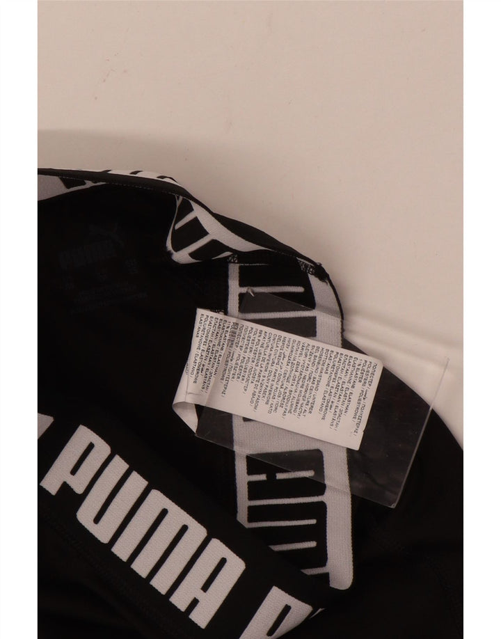 PUMA Leggings gráficos para mujer UK 4 XS Poliéster negro