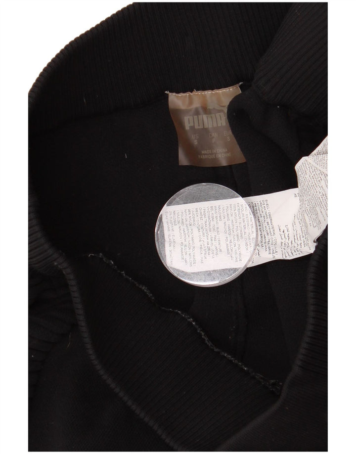 Puma Pantalones De Chándal Para Hombre Pequeños De Nylon Negro