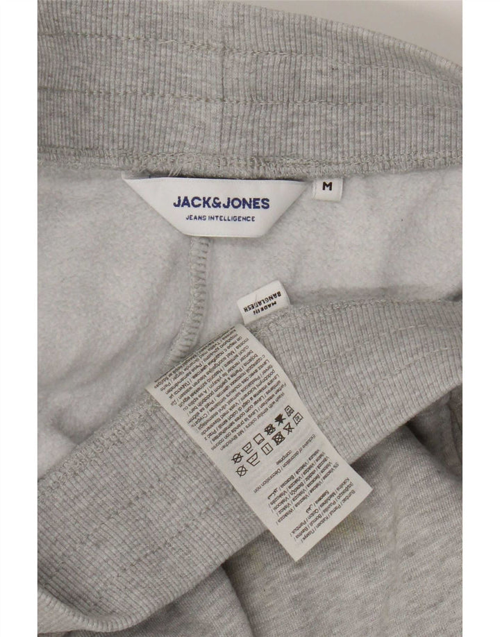 Jack & Jones Hombre Pantalones De Chándal Joggers De Algodón Moteado Gris Medio