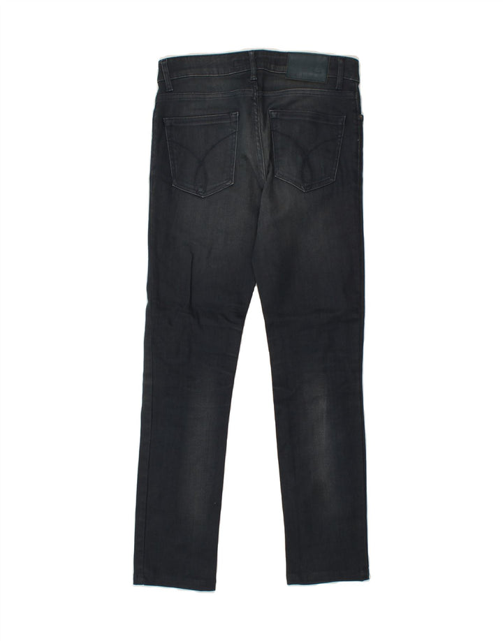 CALVIN KLEIN Womens Slim Jeans W29 L32 Navy Blue Cotton Vintage Calvin Klein and Second-Hand Calvin Klein from Messina Hembry 