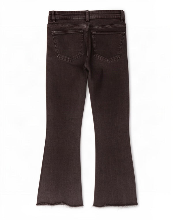 Zara Jeans Acampanados Para Mujer EU 38 Small W28 L26 Algodón Negro