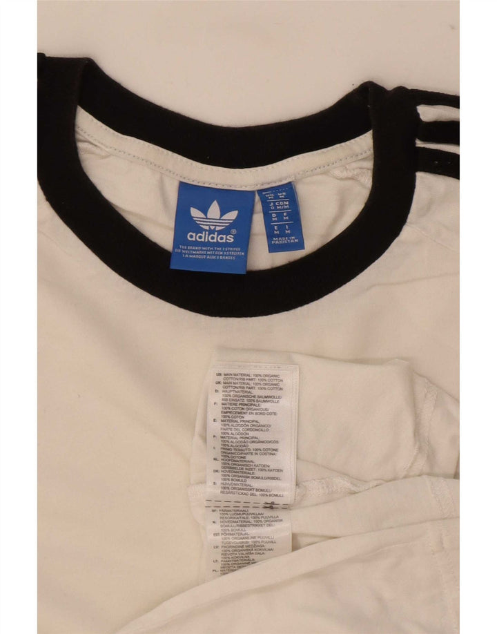 Camiseta Adidas Hombre Top Medium Blanco Algodón