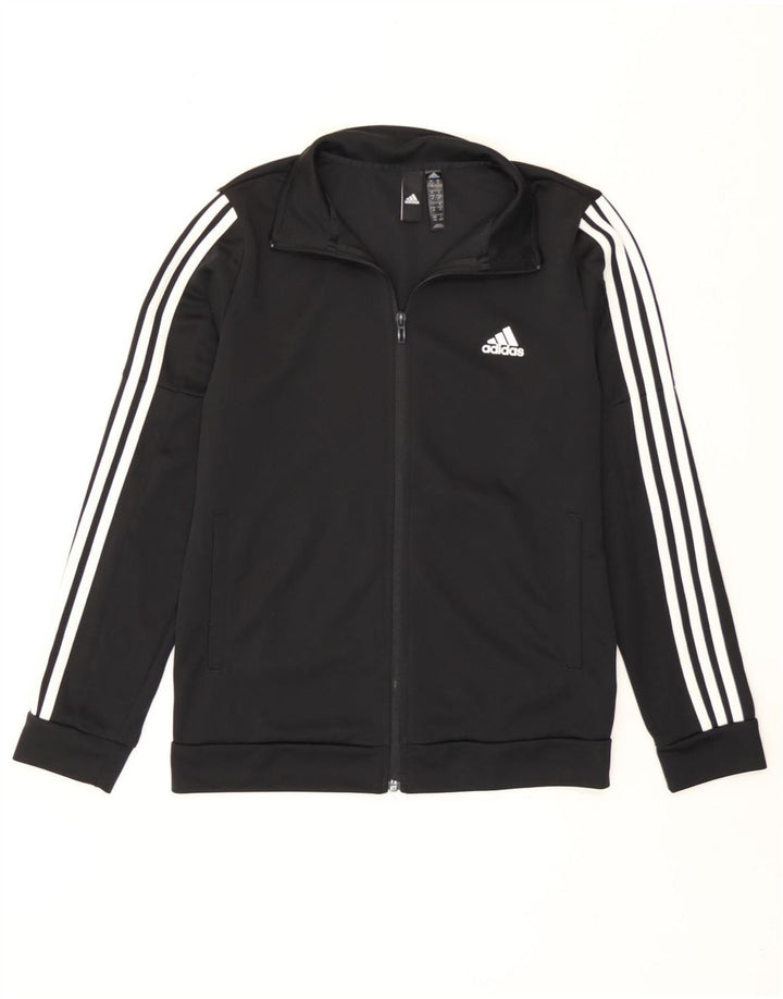 Adidas Chaqueta de chándal para mujer Reino Unido 12/14 Mediano Negro Poliéster
