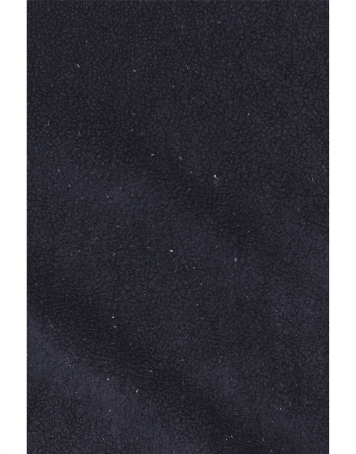 Kappa Hombre Zip Neck Fleece Jumper Medium Azul Marino Poliéster Deportes