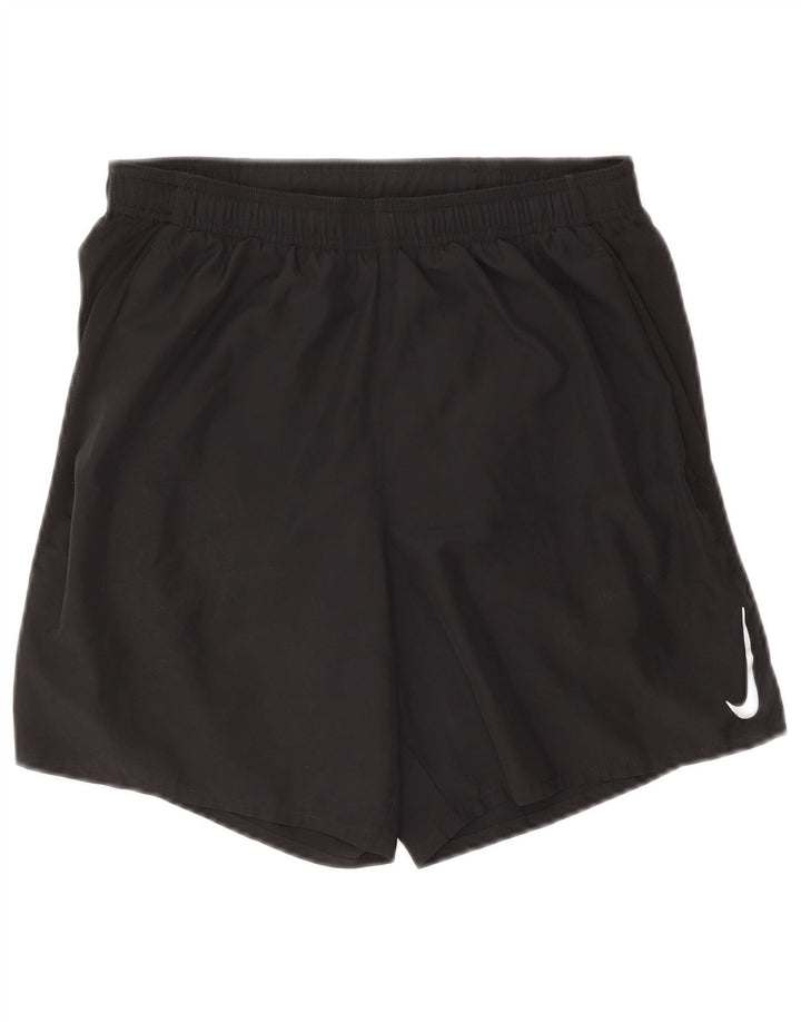 Nike Pantalones cortos deportivos Dri Fit para hombre, talla mediana, negro