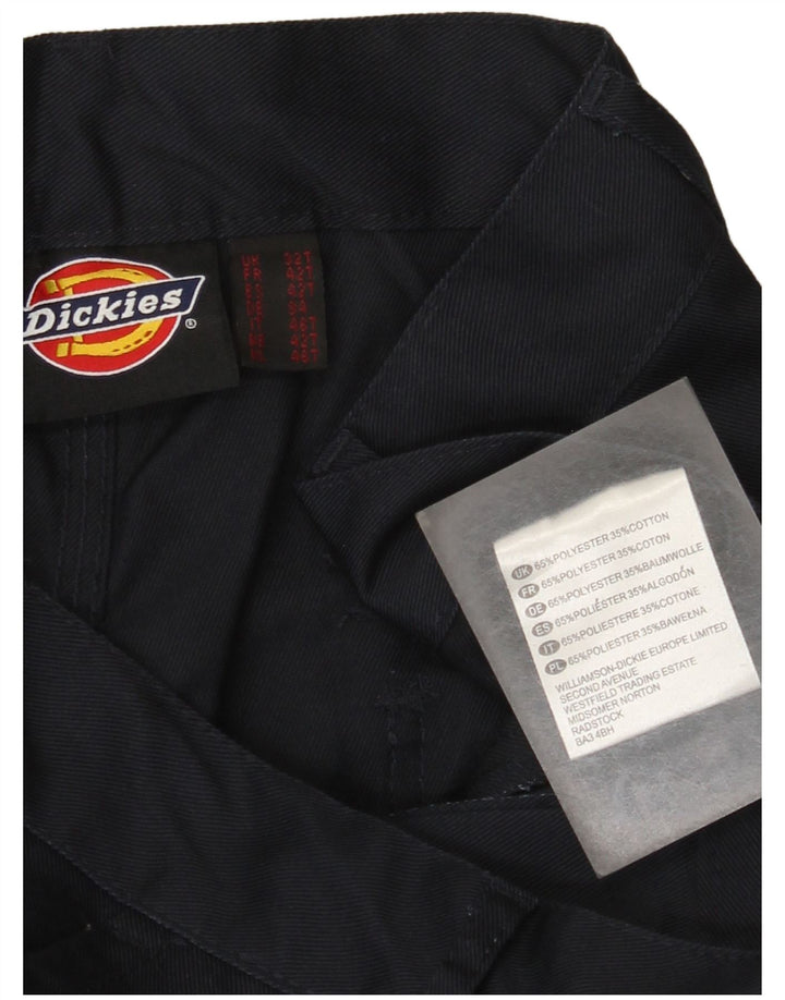 Dickies Pantalón cargo recto para hombre W32 L30 Poliéster azul marino