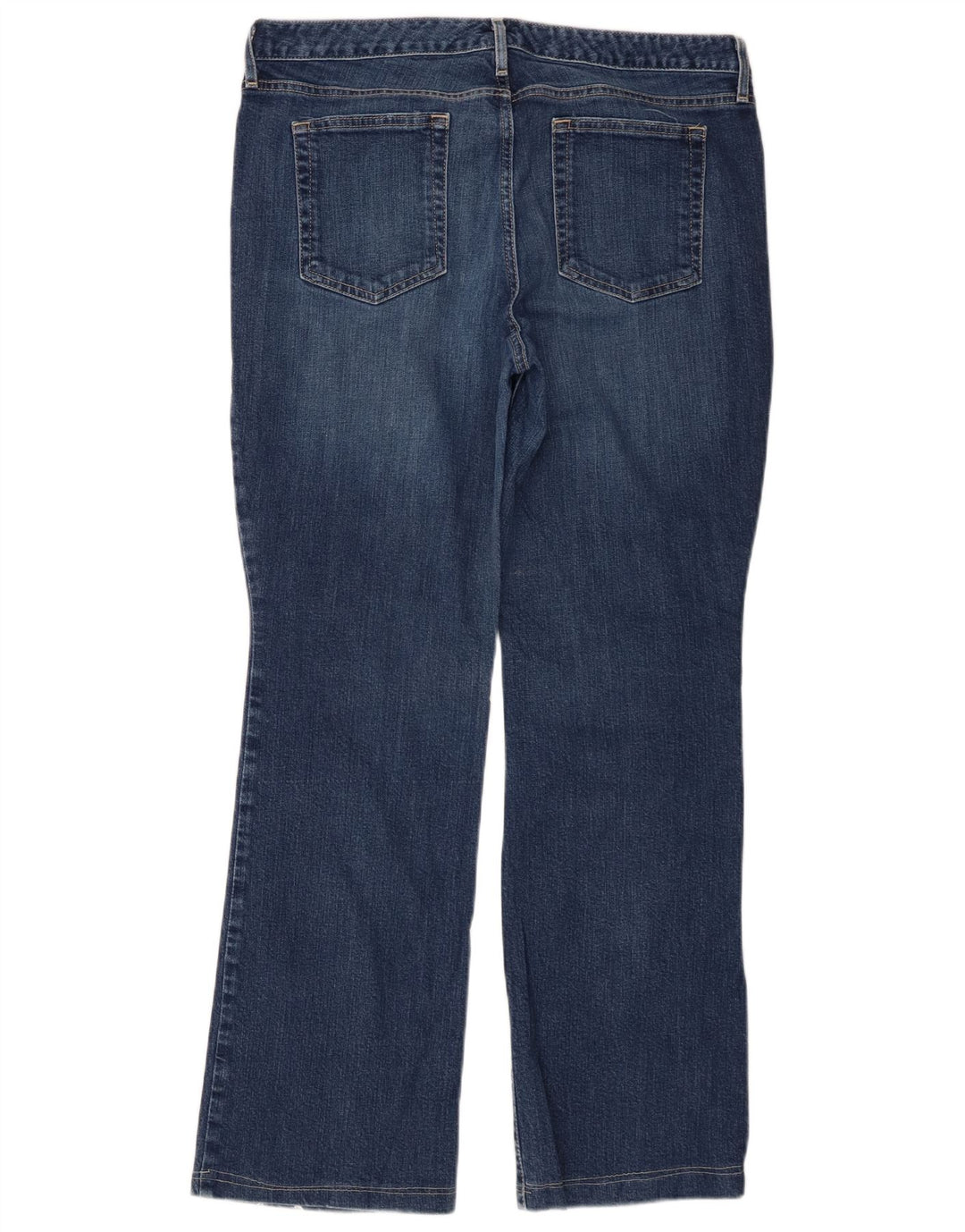 EDDIE BAUER Vaqueros con corte de bota ligeramente curvados para mujer US 12 Large W34 L29 Azul