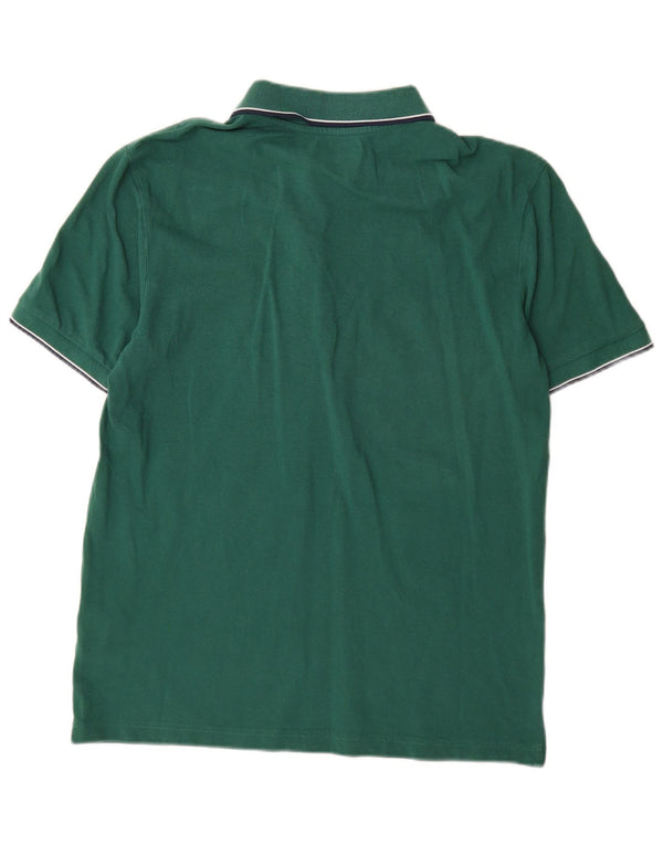 Kappa Polo Hombre Grande Verde Algodón