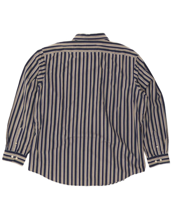 Camisa Gap de corte clásico para hombre, talla 18 1/2 2XL, algodón a rayas multicolor