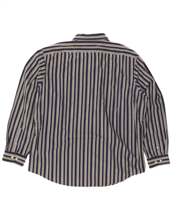 Camisa Gap de corte clásico para hombre, talla 18 1/2 2XL, algodón a rayas multicolor