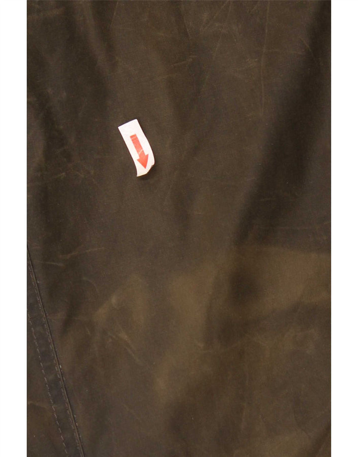 Barbour Chaqueta de algodón encerado para hombre UK 38 Algodón caqui mediano