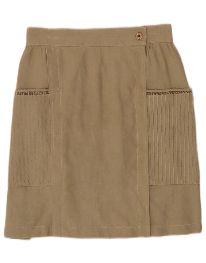 LES COPAINS Falda cruzada para mujer W27 Small Green