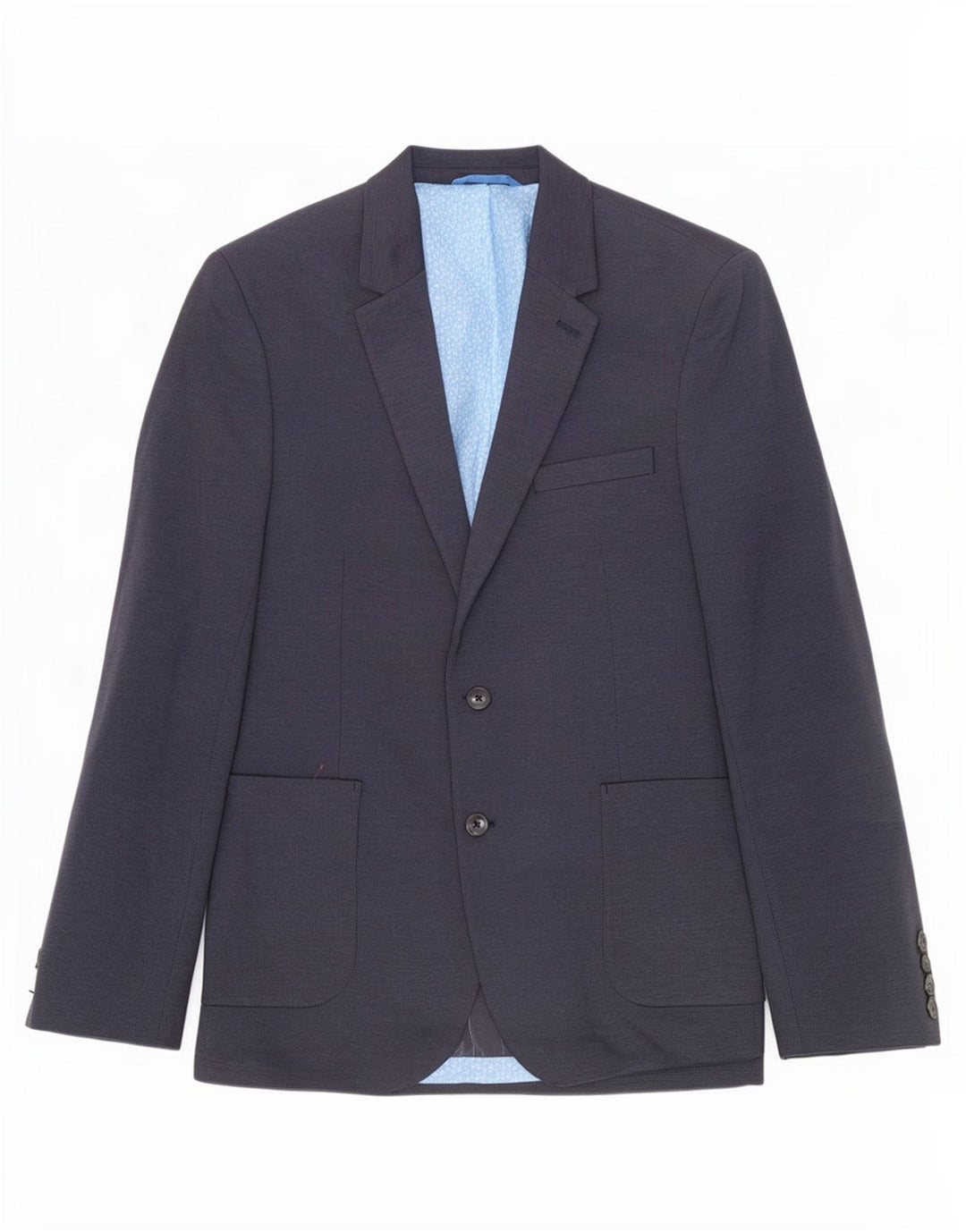 Marks & Spencer Chaqueta tipo blazer entallada con 2 botones para hombre UK 42 Large Azul marino
