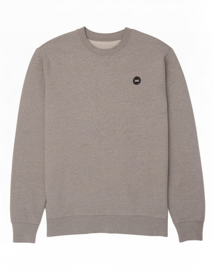 Jack & Jones Hombre Sudadera Jumper Gris Medio Algodón
