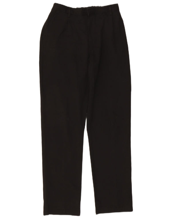 Marks & Spencer Pantalones chinos rectos para niños 15-16 años W28 L30 Negro