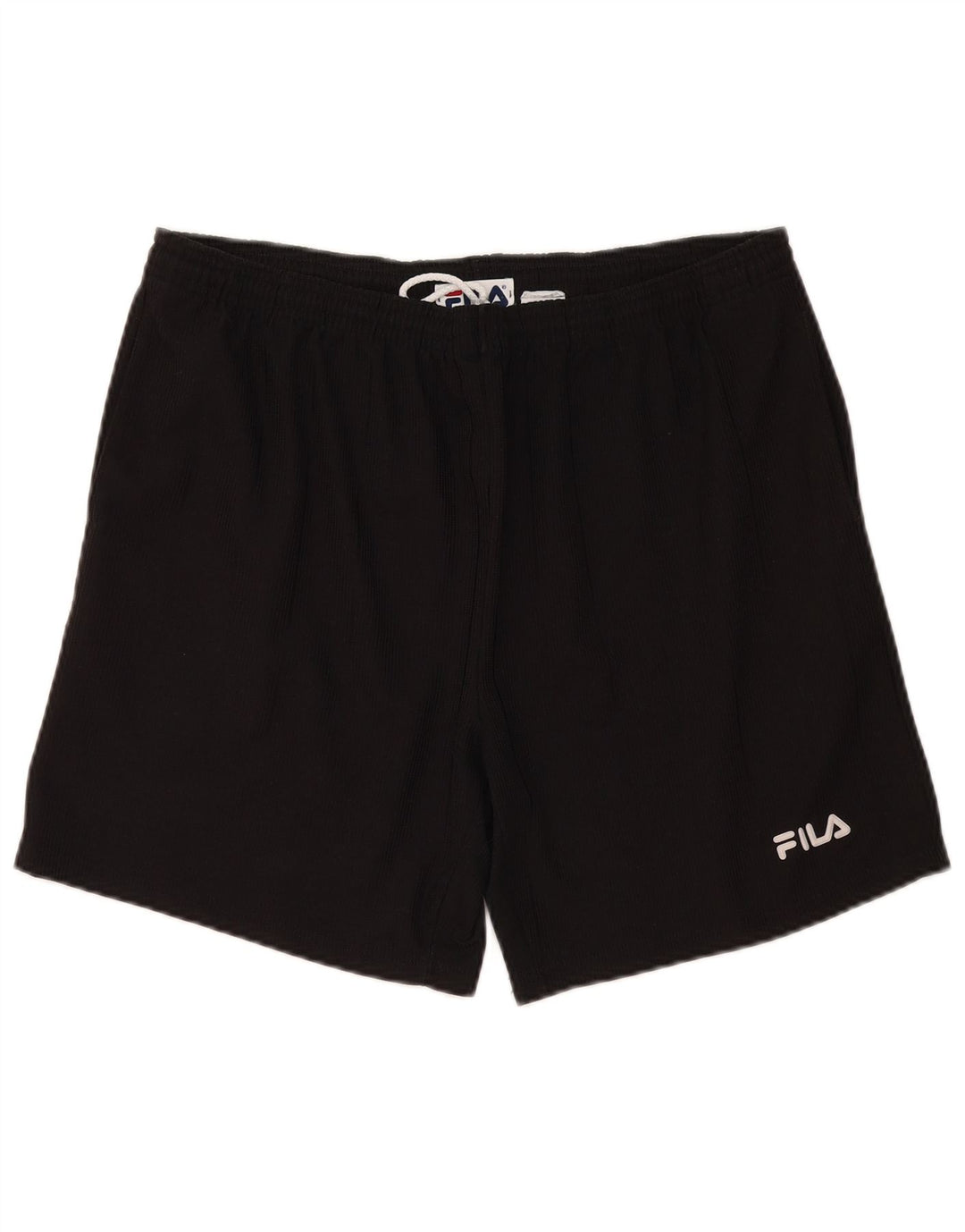 Fila Shorts deportivos para hombre Poliéster negro mediano