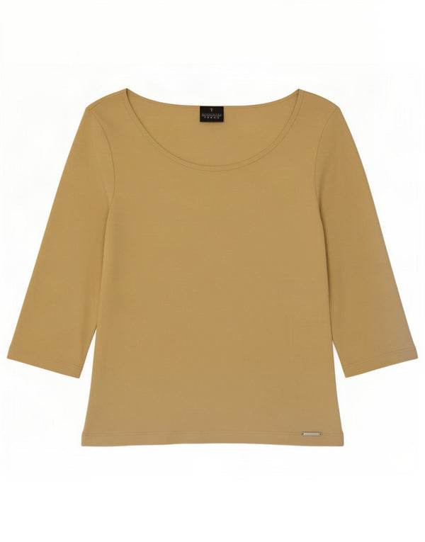 Trussardi Jeans Mujer Top Manga 3/4 UK 44 Grande Amarillo