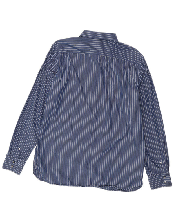 Camisa de corte vintage para hombre de American Eagle Outfitters con rayas azules grandes