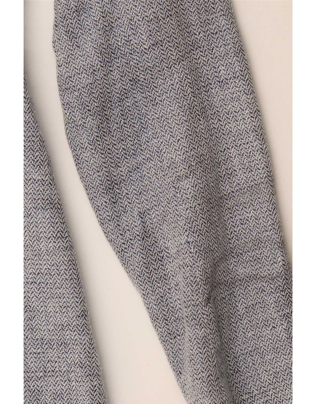 Zara Chaqueta Blazer Larga para Mujer Reino Unido 4 XS Azul Chevron Modern