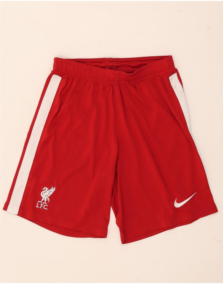 Pantalones cortos deportivos Nike Liverpool para hombre Poliéster color block rojo mediano