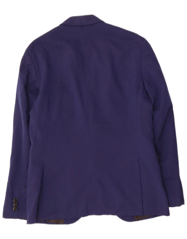 Jack & Jones Chaqueta tipo blazer súper delgada con 2 botones para hombre IT 52 XL Azul marino