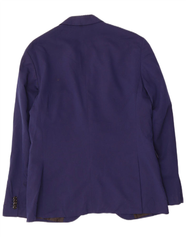 Jack & Jones Chaqueta tipo blazer súper delgada con 2 botones para hombre IT 52 XL Azul marino
