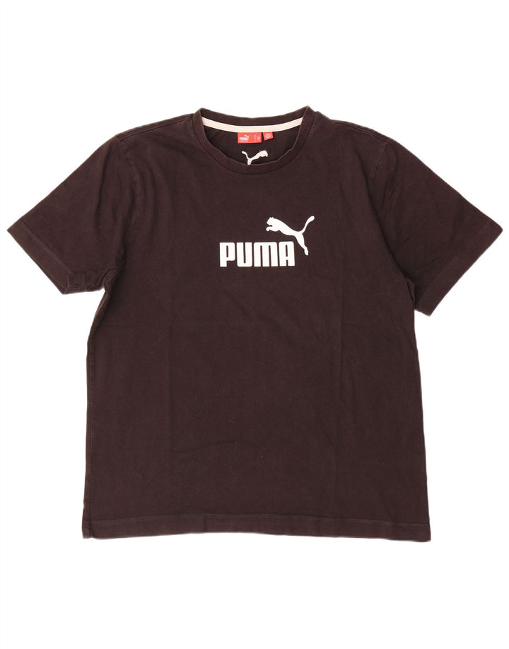 Puma - Camiseta gráfica para hombre, talla grande, algodón marrón
