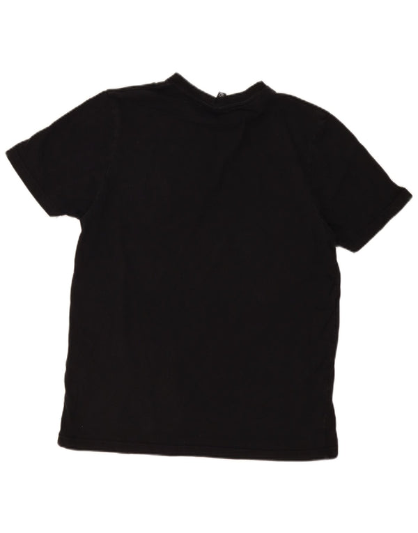 Ellesse - Camiseta ajustada para hombre, talla grande, algodón negro