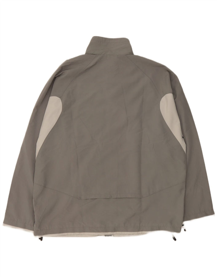 Lotto Hombre Chándal Top Chaqueta XL Gris Colorblock Poliéster