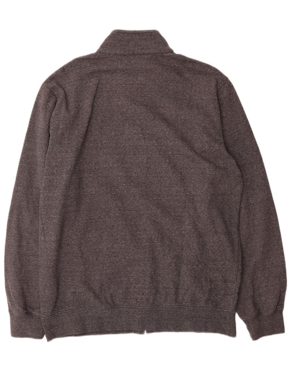 Champion Chaqueta de chándal para hombre, talla 2XL, algodón gris con bloques de color