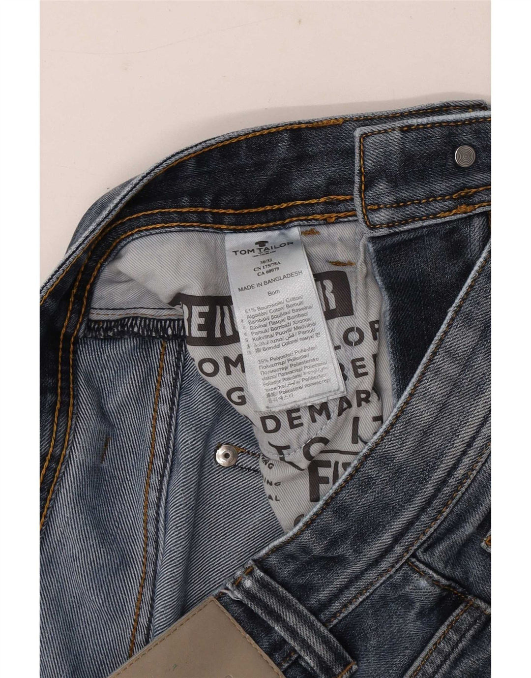 Vaqueros rectos para hombre Tom Tailor W30 L29 Algodón azul marino