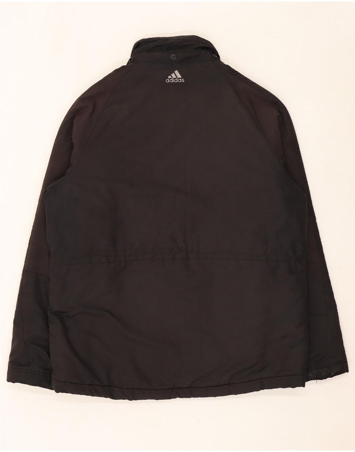 Chaqueta cortavientos ADIDAS para hombre Reino Unido 40 Grande Poliéster negro