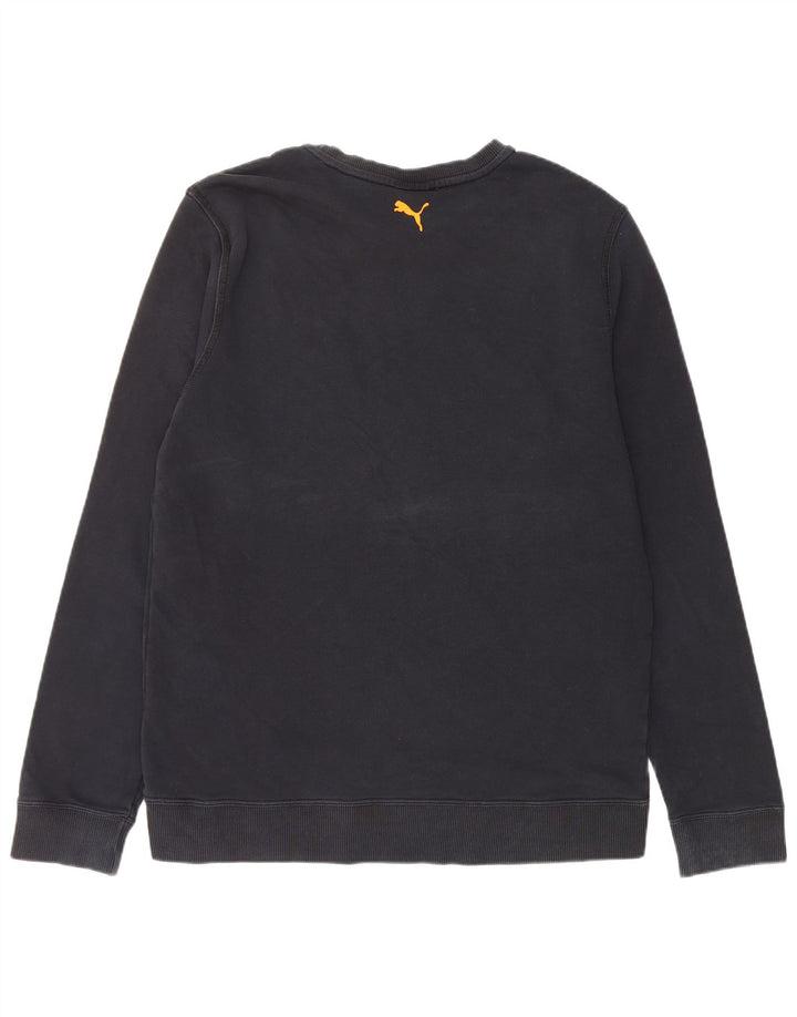 Puma Hombre Graphic Sudadera Jumper Grande Azul Marino