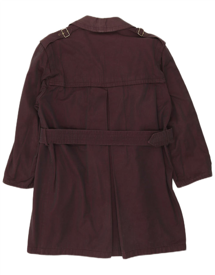 Vintage hombres gabardina Reino Unido 40 grande púrpura