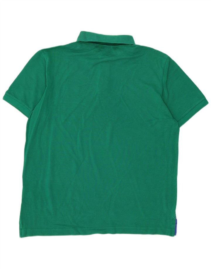 Paul & Shark Polo para hombre de algodón verde grande