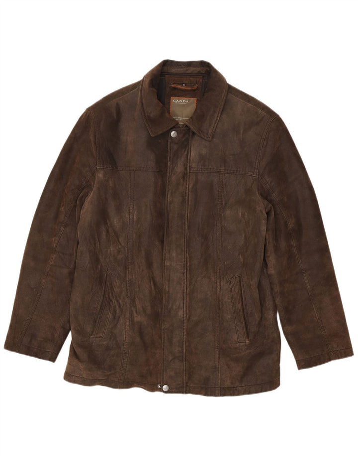 Canda Chaqueta de cuero para hombre EU 54 2XL Cuero marrón
