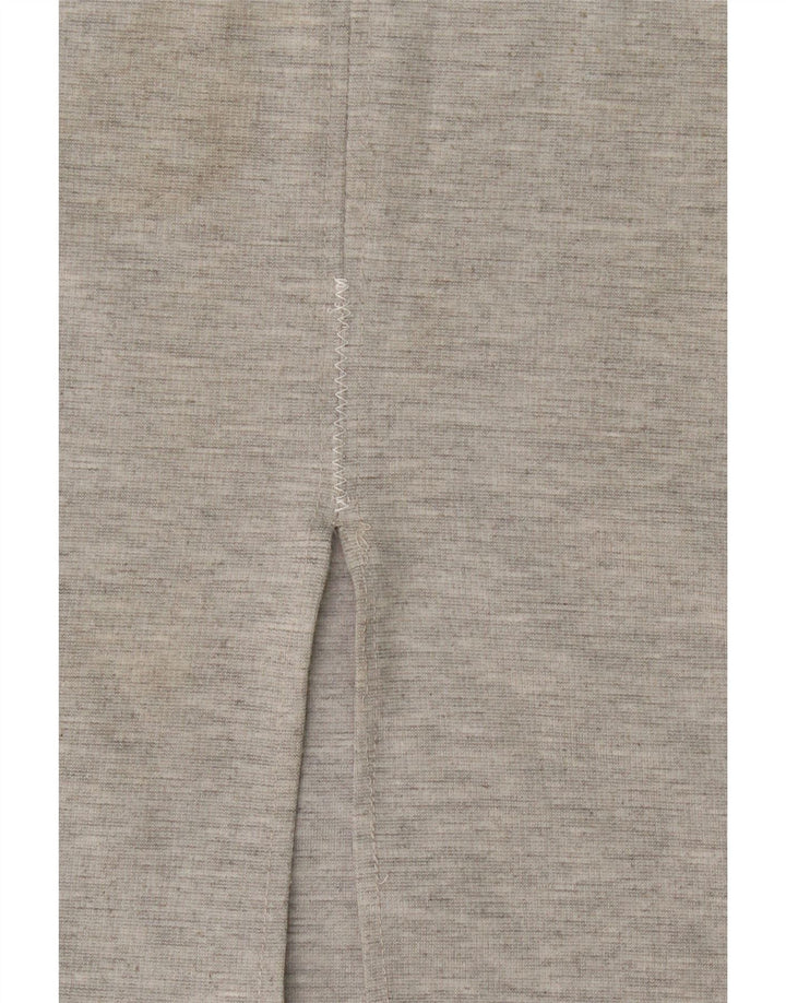 Zara Vestido Ajustado Sin Mangas para Mujer UK 8 Pequeño Poliéster Gris