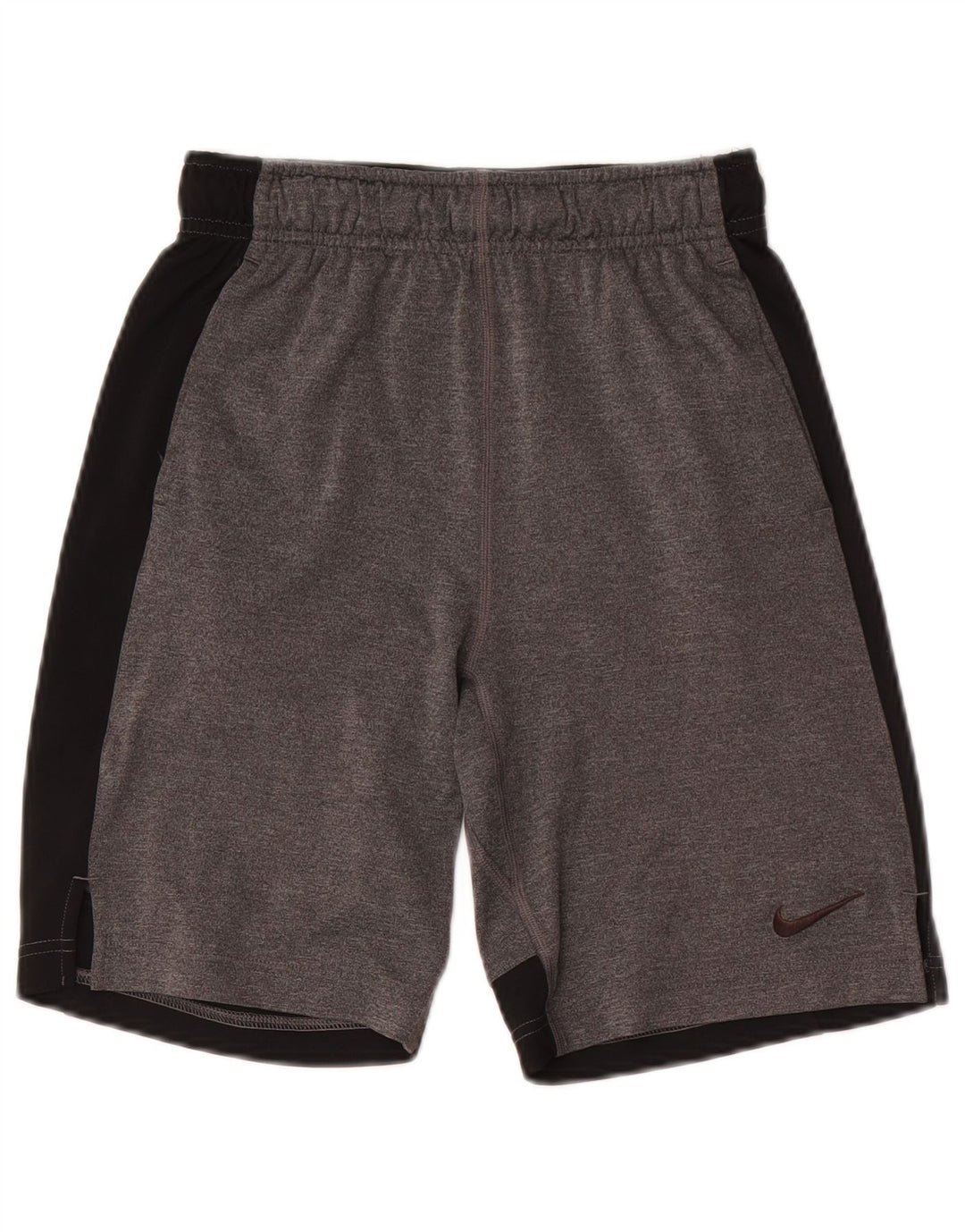 Nike - Pantalones cortos deportivos Dri Fit para niños, 11-12 años, color gris medio