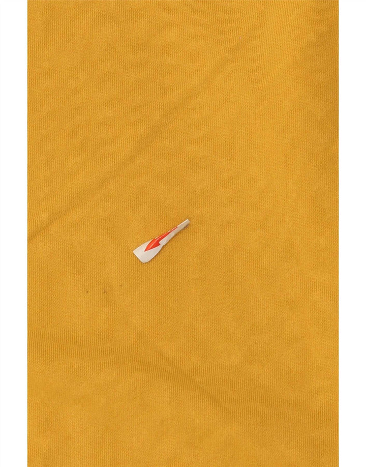 Wrangler Sudadera tipo jersey para hombre, talla grande, algodón amarillo