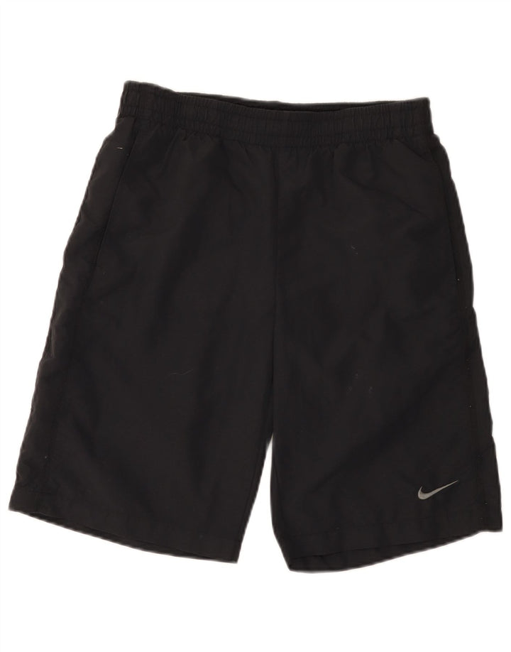 Nike - Pantalones cortos deportivos para hombre (talla pequeña), nailon negro