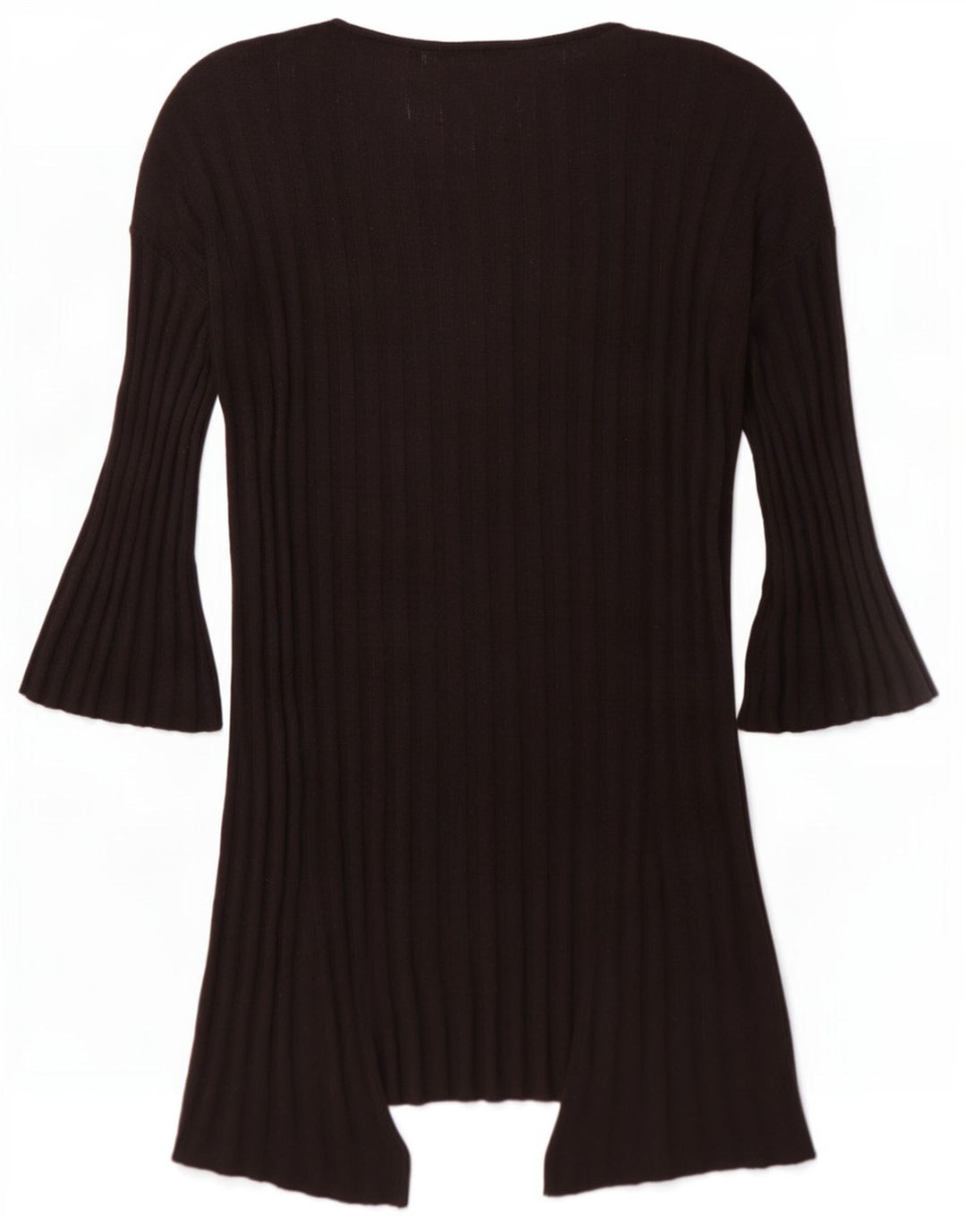 Topshop Cárdigan abierto de gran tamaño para mujer, talla S, color negro