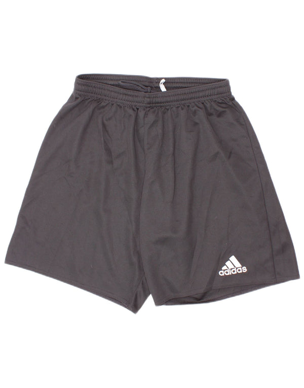 Adidas Boys Climalite Sport Shorts 9-10 años Pequeño Negro Poliéster