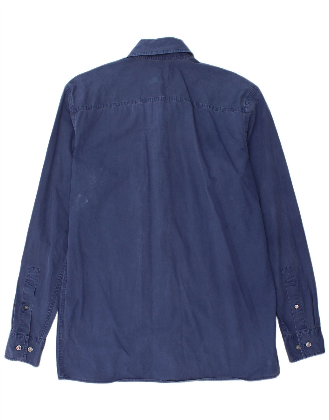 Camisa Gas Hombre Pequeña Azul Marino Algodón