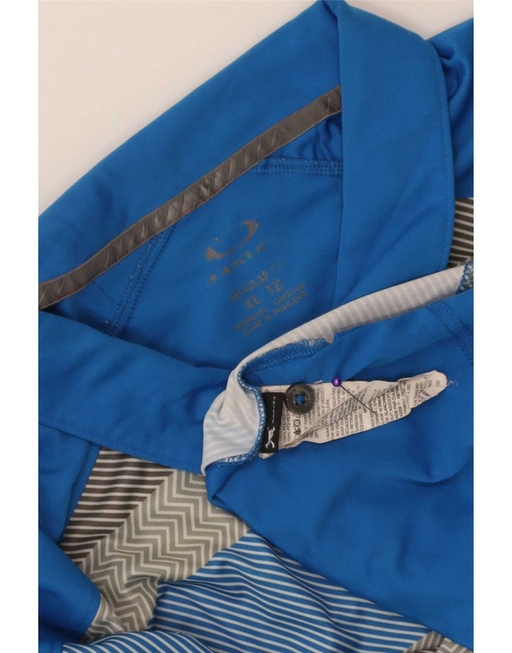 Oakley Polo Hombre XL Poliéster Rayas Azules