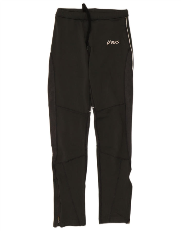 Asics Pantalones de chándal para mujer UK 4 XS Caqui Poliéster